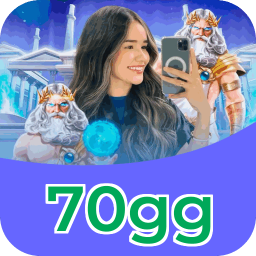 Interface do aplicativo 70gg mostrando jogos disponíveis no iOS e Android