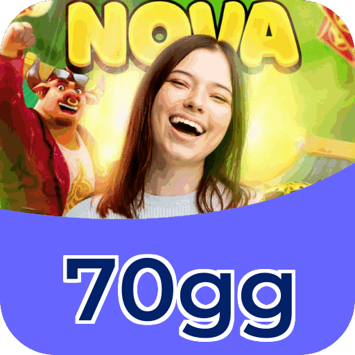 Plataforma 70gg mostrando interface moderna, jogos certificados e recursos de segurança licenciados